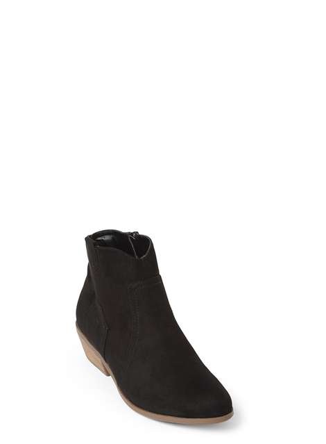 Wide Fit Black 'Madds' Ankle Boots